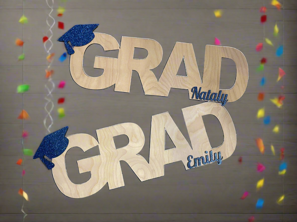 Personalized Graduation Decor